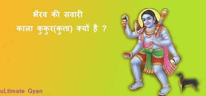 Bhairav ki Sawari kala kutta